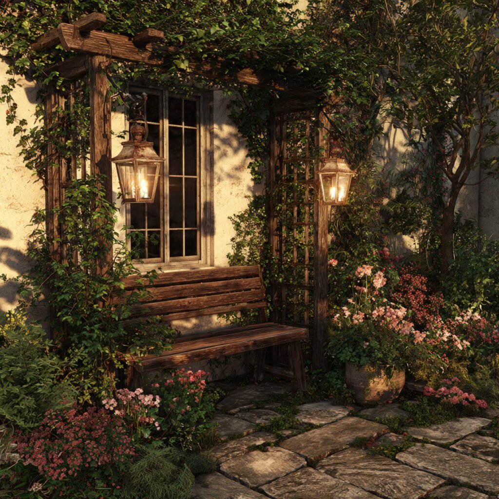 23 Cozy Outdoor Space Ideas That Make Your Backyard Feel Magical 5 Rustic Garden Corner Ideas