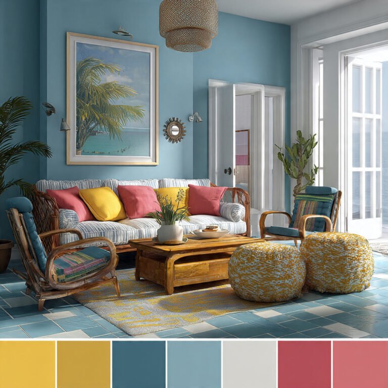 summer living room colors