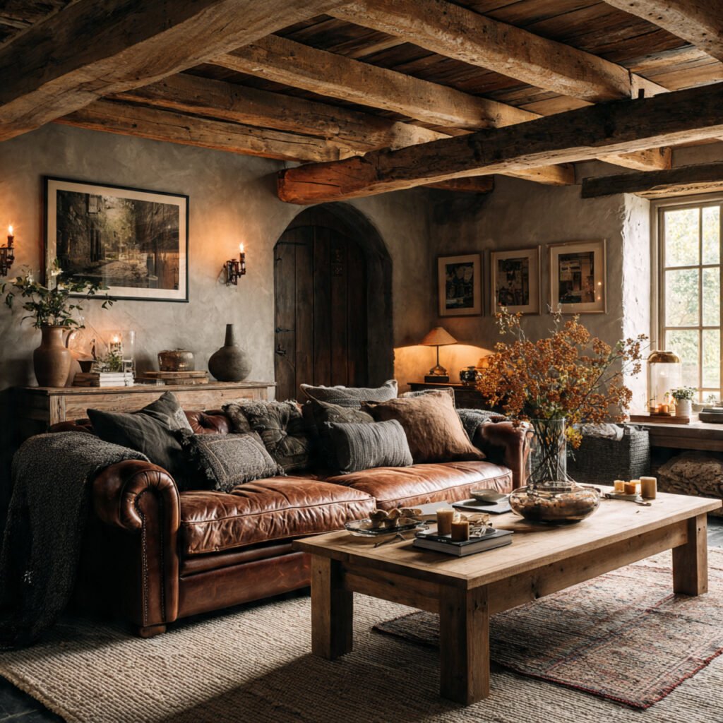 20 Stunning Farmhouse Living Room Colors Ideas for Rustic Style Homes 6 Rustic Brown Interior Color Ideas