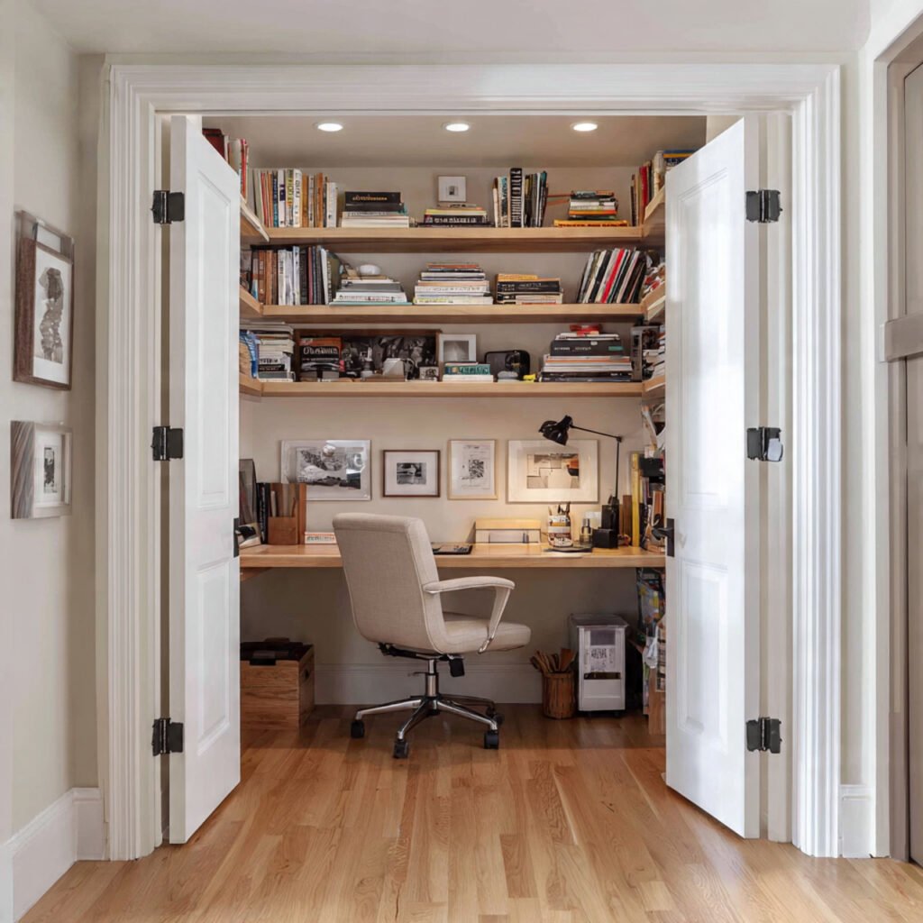 Turning a Closet Into a Functional Work Zone