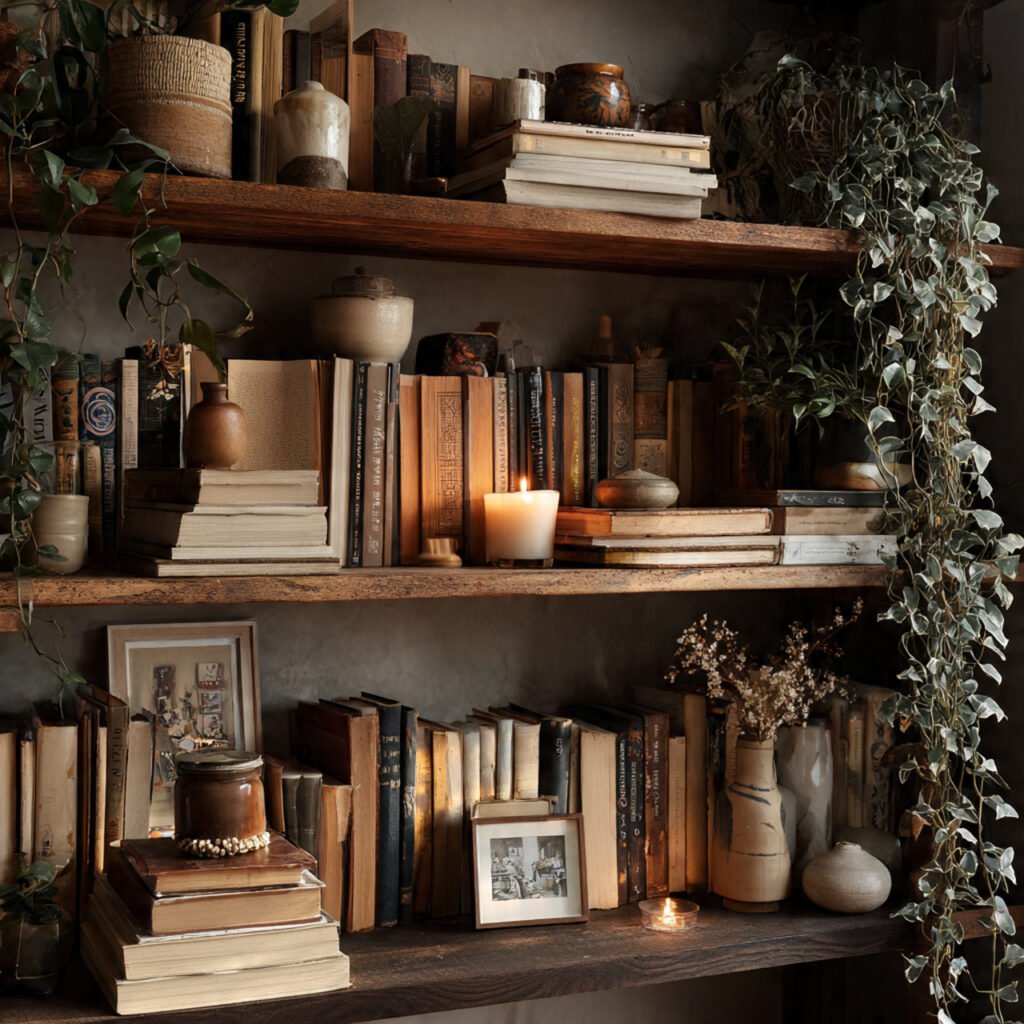 Eclectic Bookshelf Styling Ideas