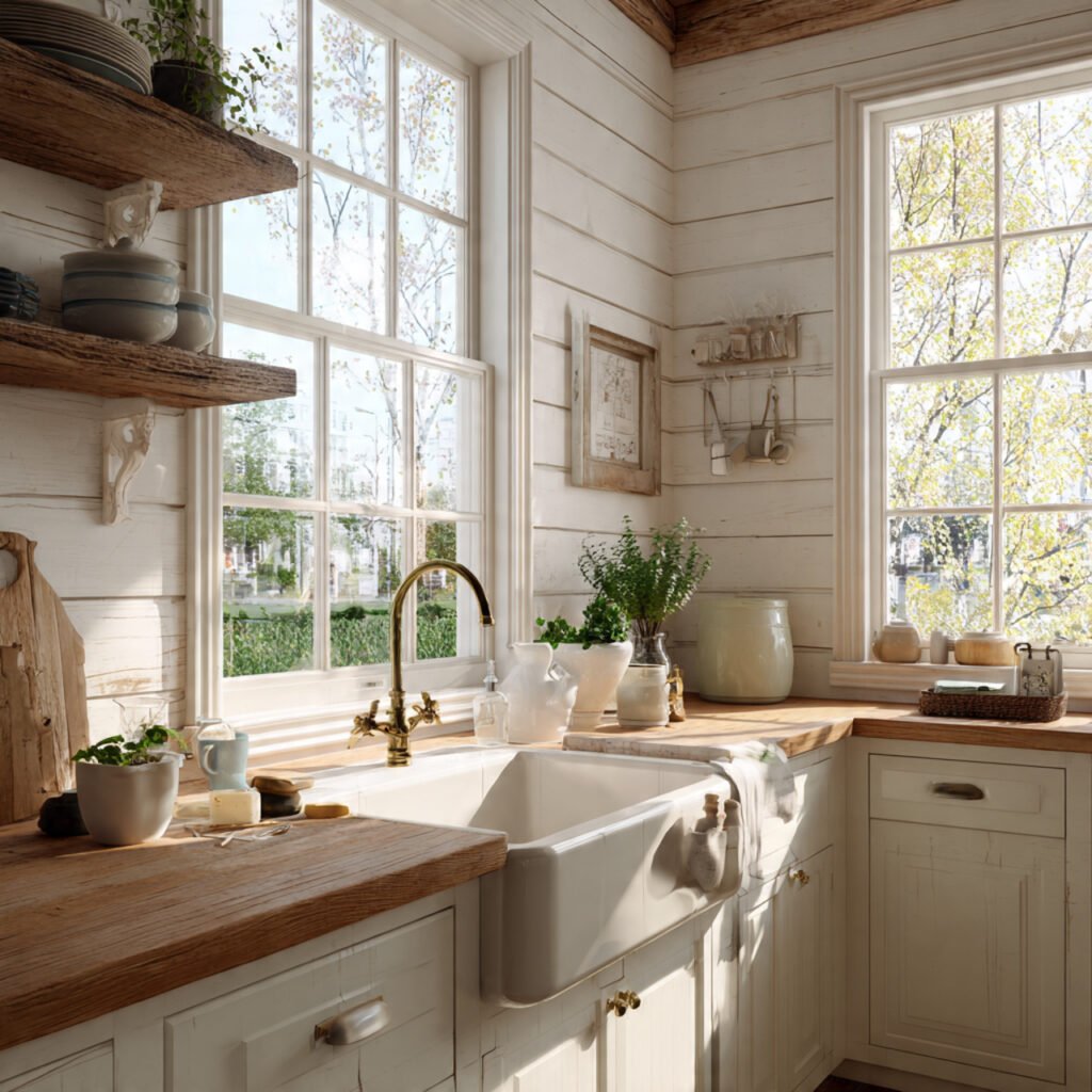Shiplap Wall Behind