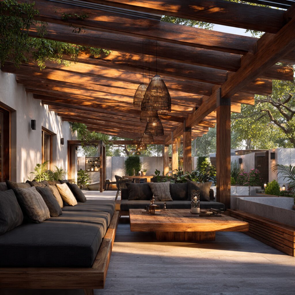 Covered patio