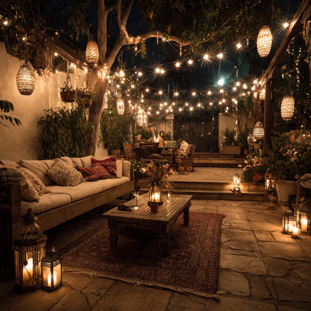 Patio lighting ideas