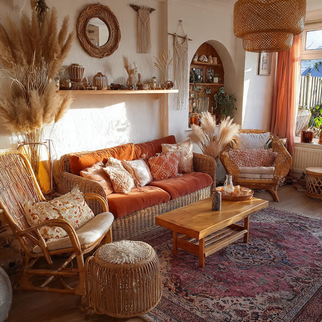 Bohemian Coastal Living Room Ideas