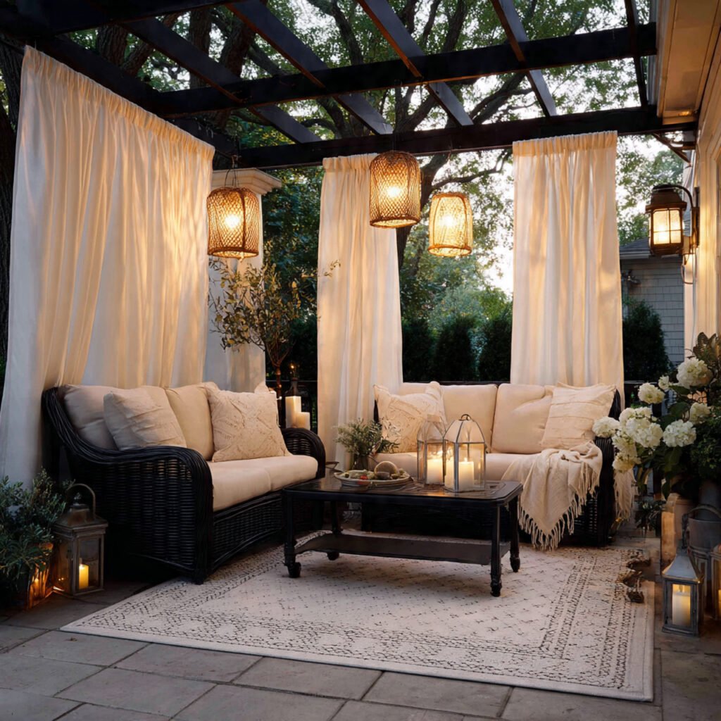 Covered Patio Furniture Ideas