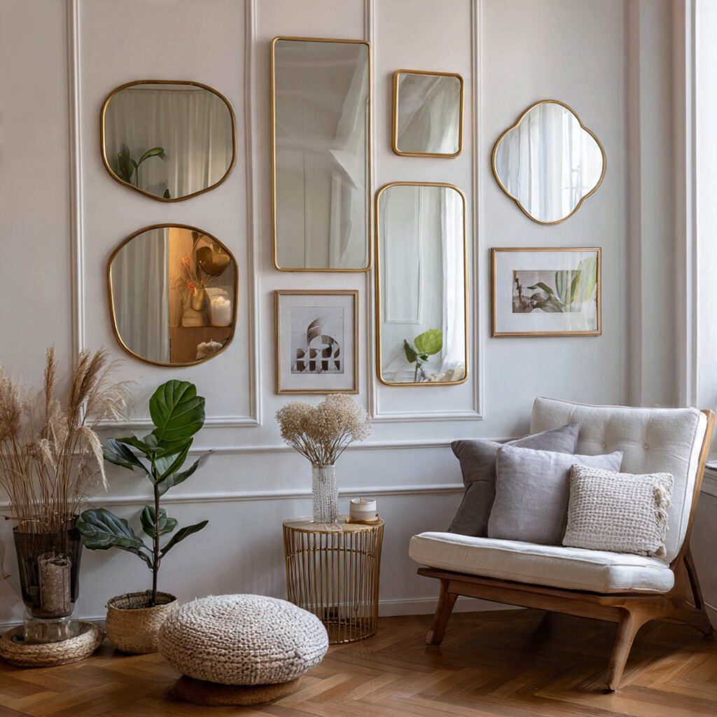 Mirror Gallery Wall Design Ideas