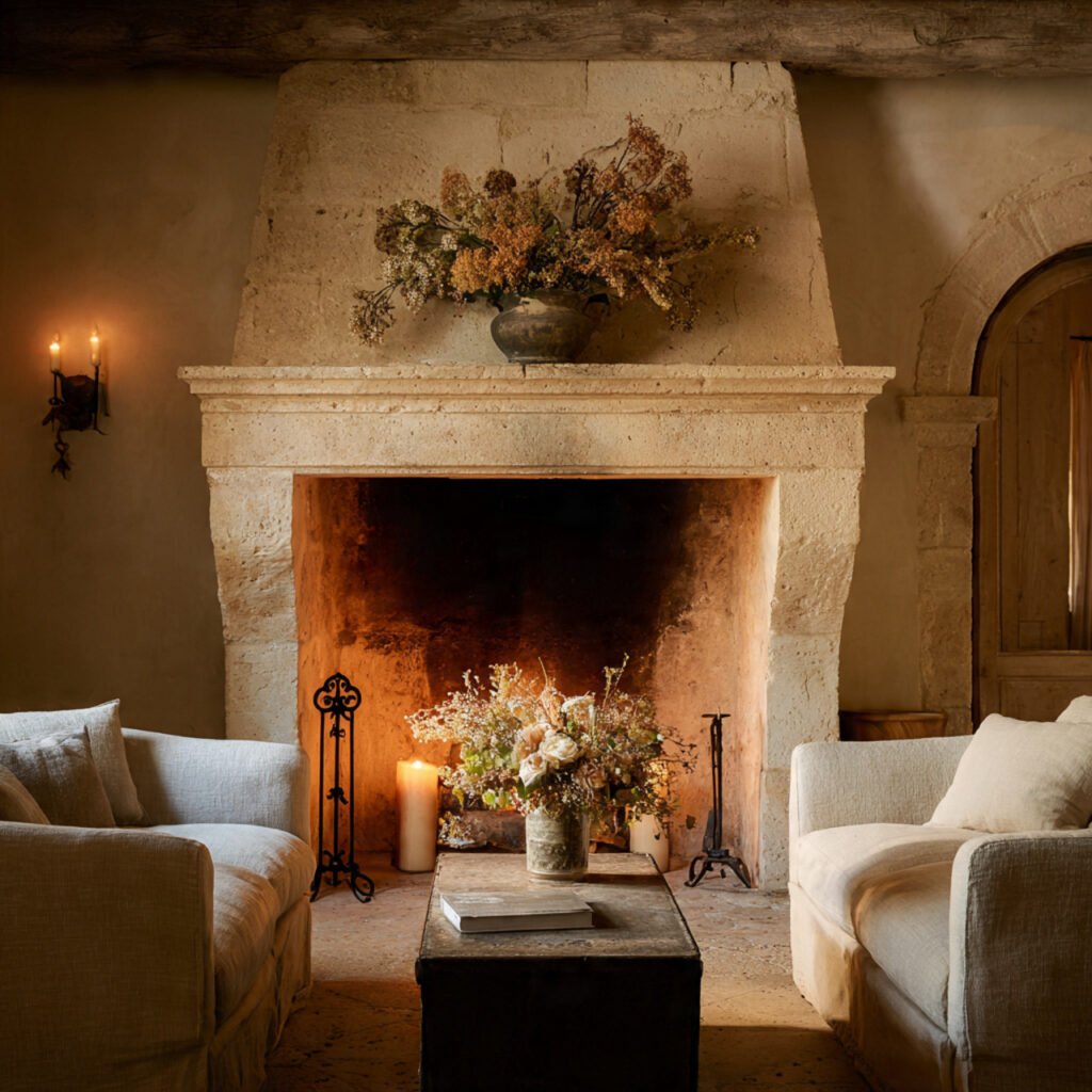 Stone Fireplace Surround
