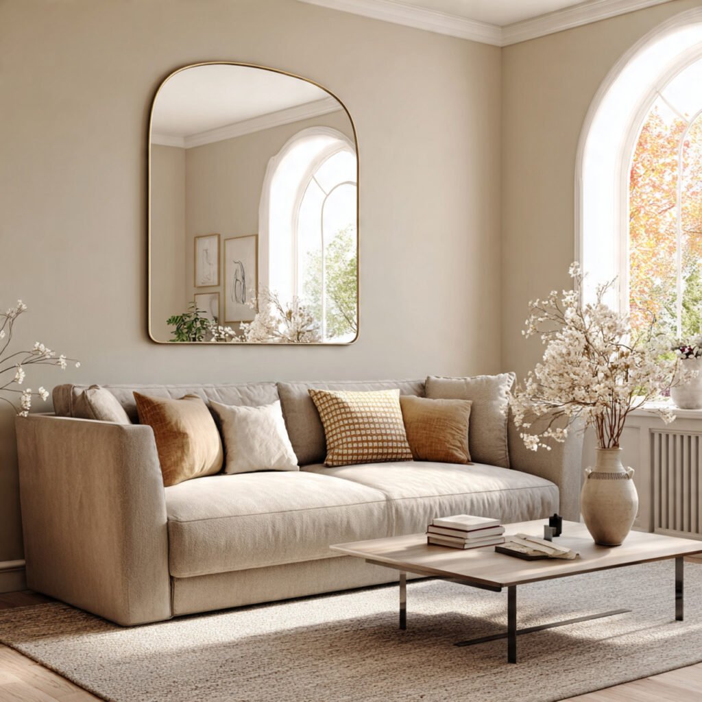 Living Room Mirror Design Ideas