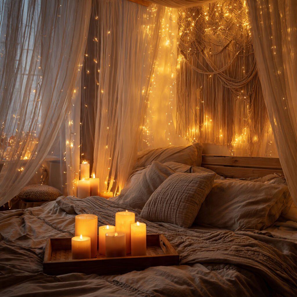 Fairy Light and Candle Ambiance Ideas