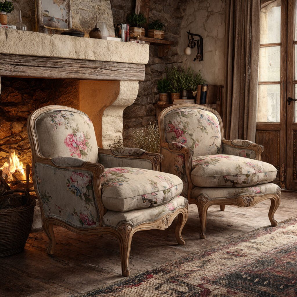 French Country Armchairs
