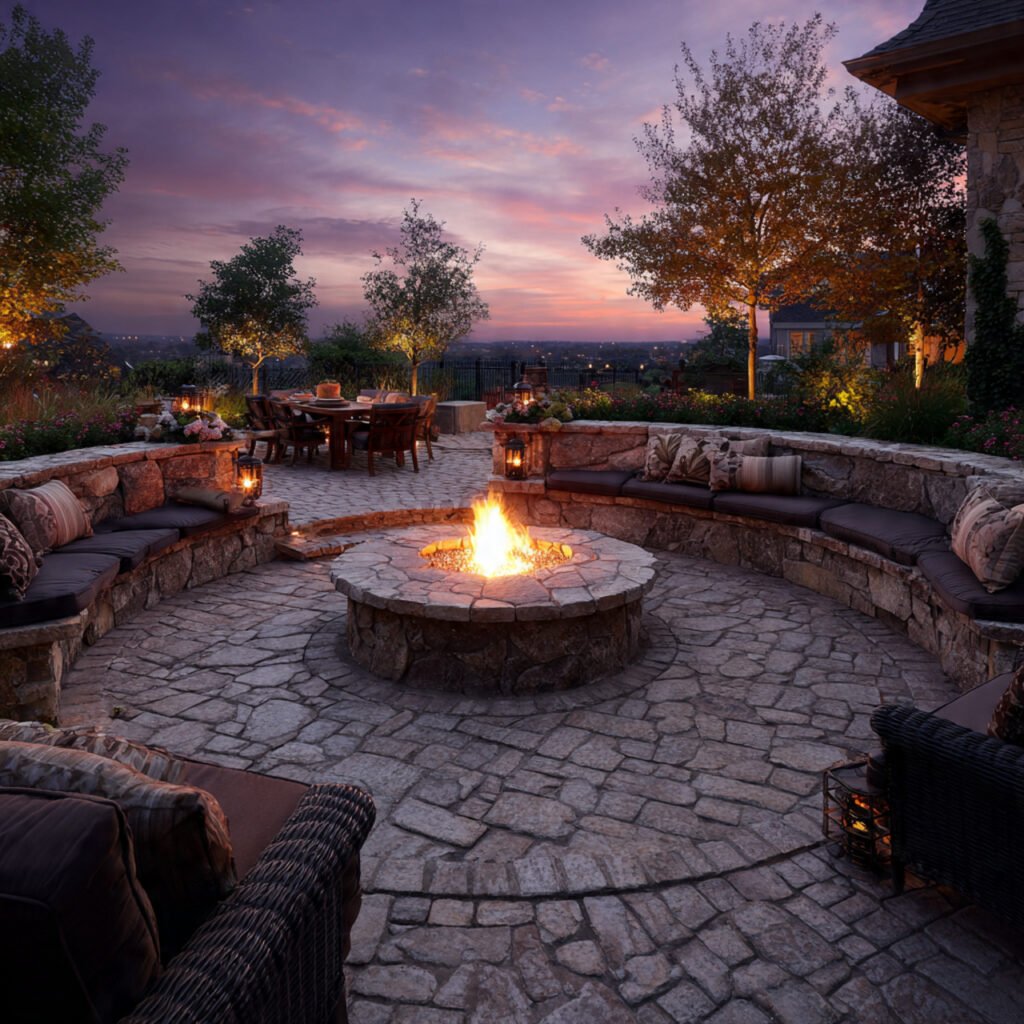Patio fire pit ideas