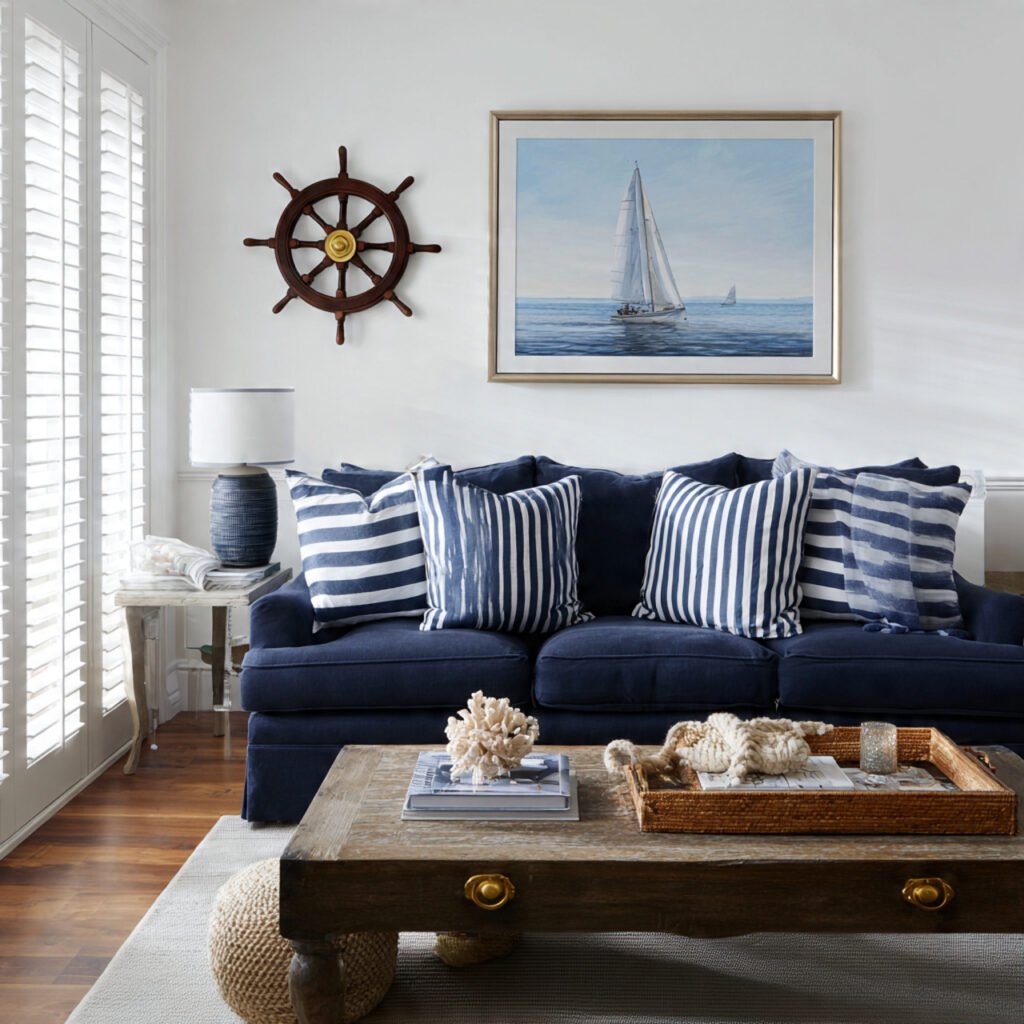 Nautical Living Room Decor Ideas