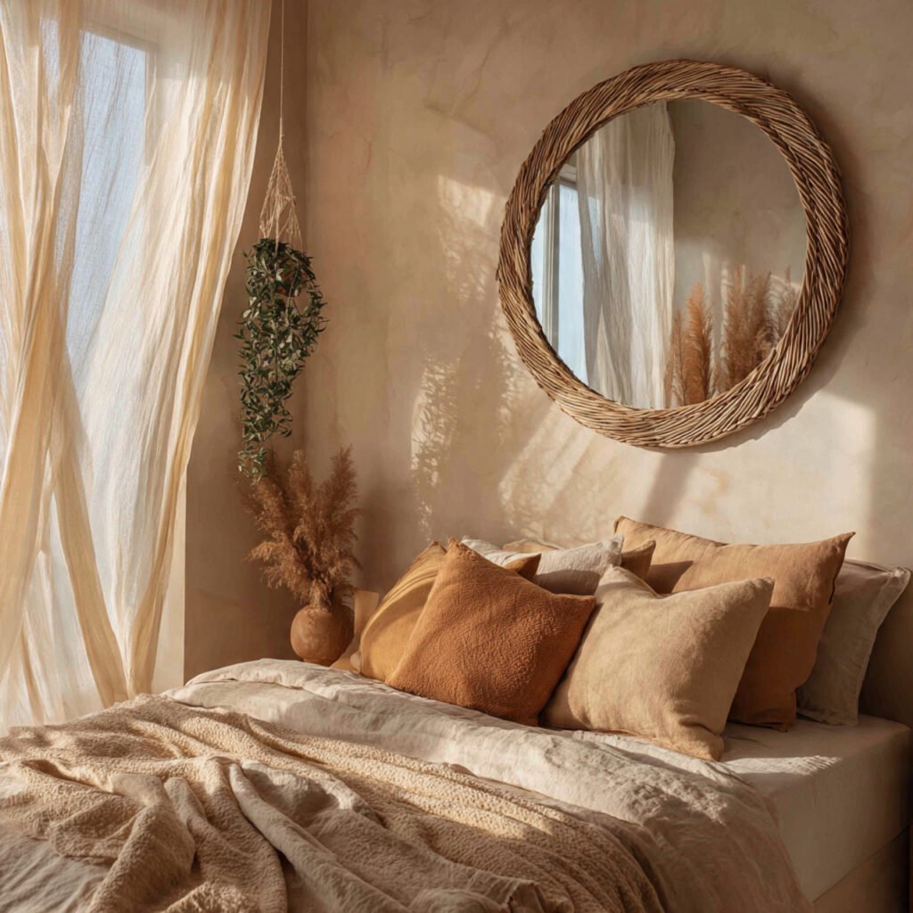 Rattan Mirror Design Ideas