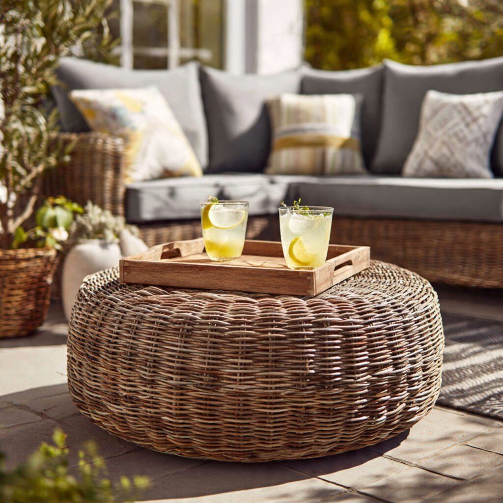 Patio Ottoman Ideas