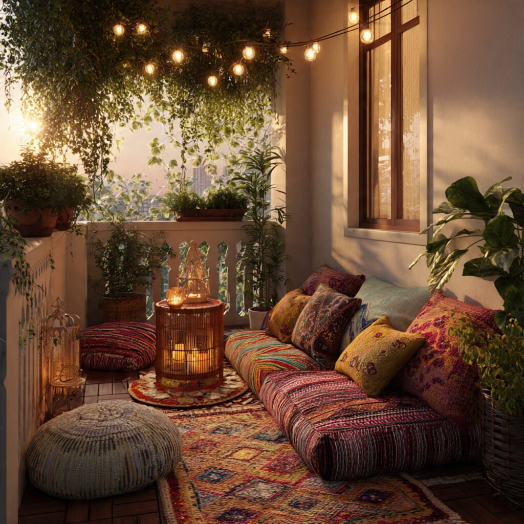 Boho Balcony and Small Outdoor Space Ideas