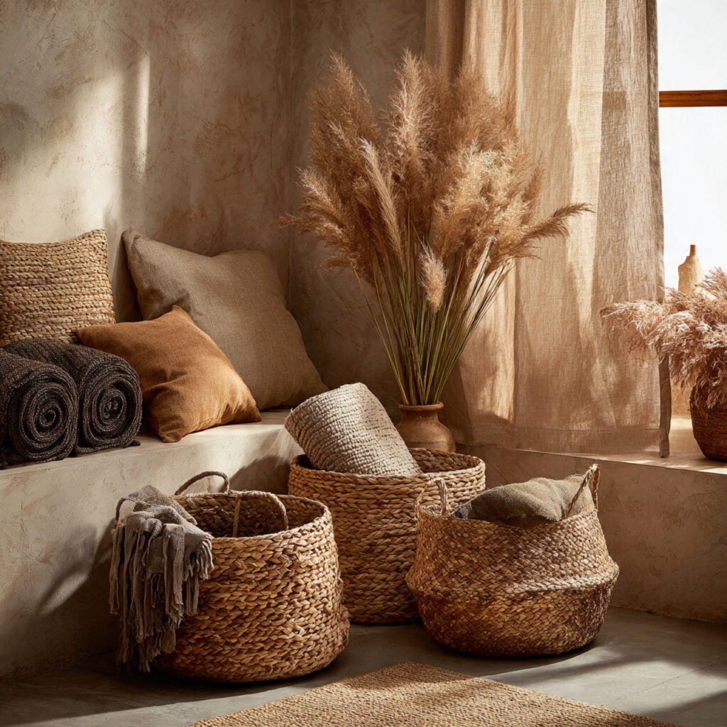 Woven Basket Storage Ideas