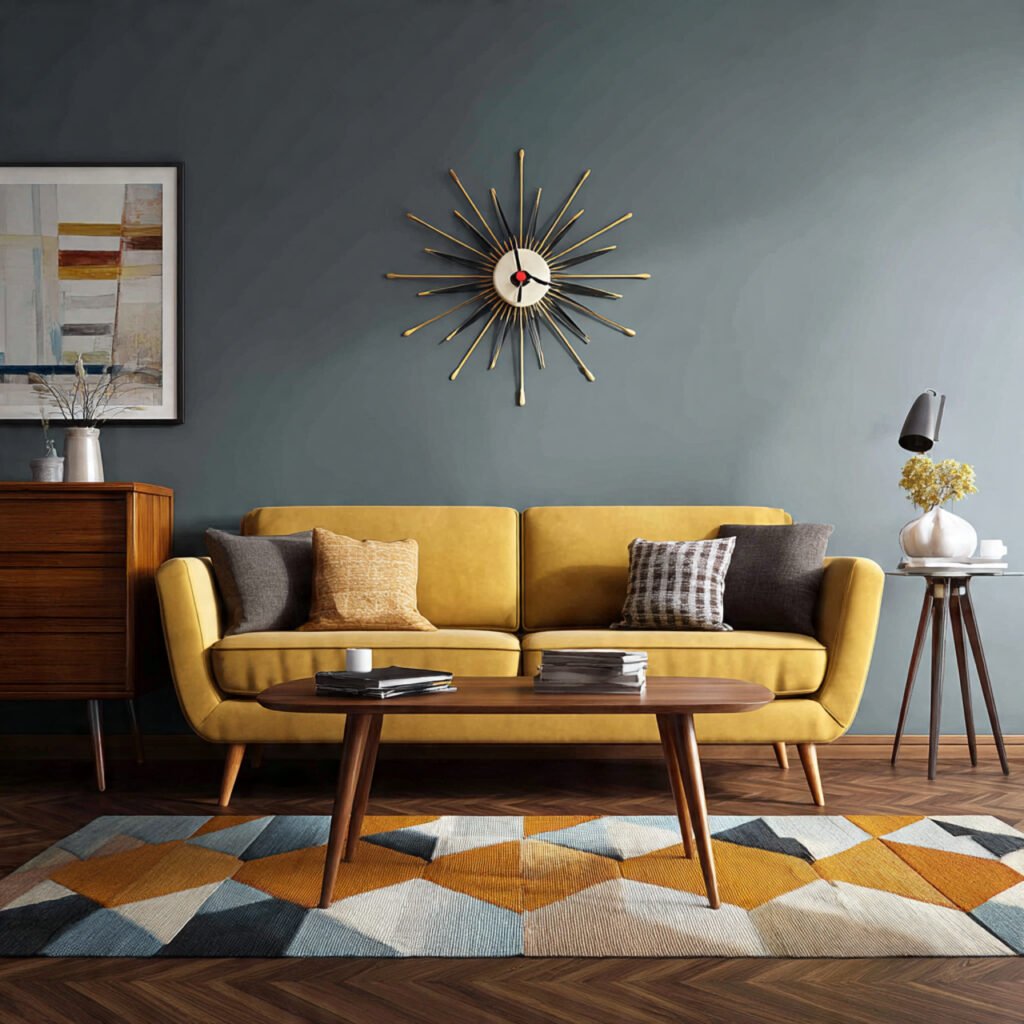 Mid-Century Modern Living Room Layouts