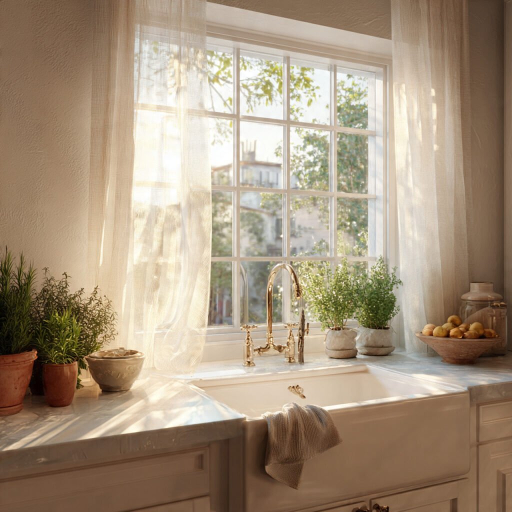 Window Above the Basin