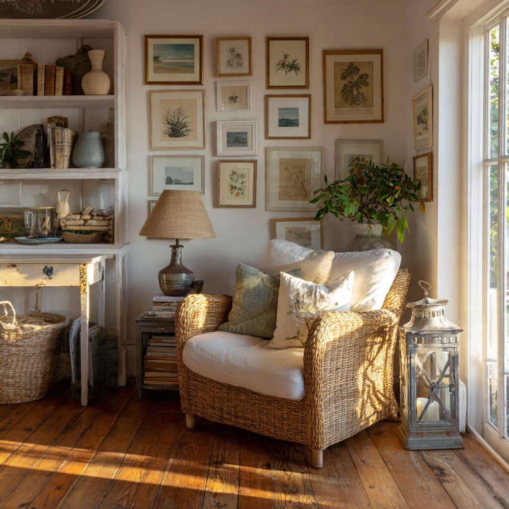 Coastal Vintage Living Room Ideas