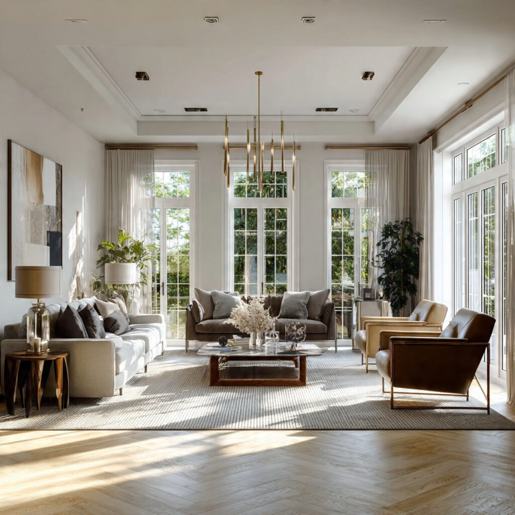 Rectangular Living Room Layouts