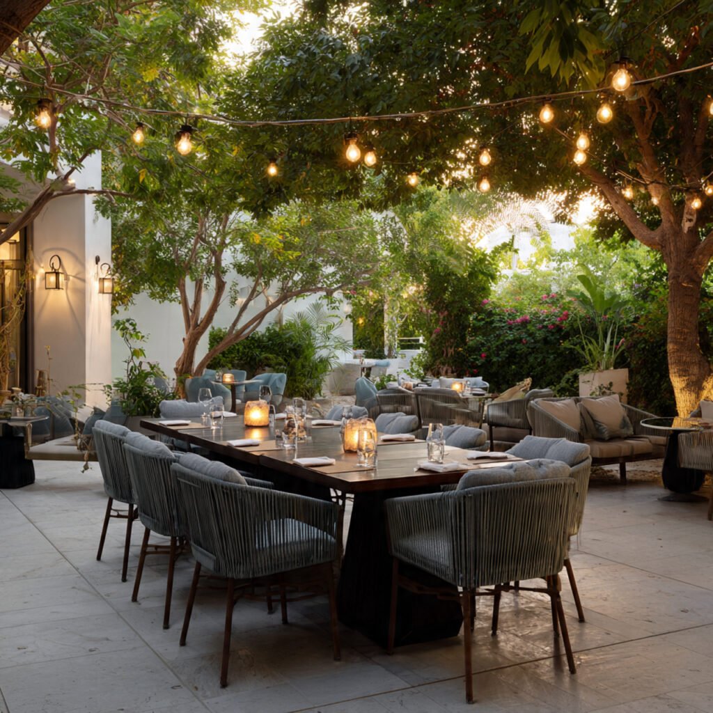 Patio dining area ideas