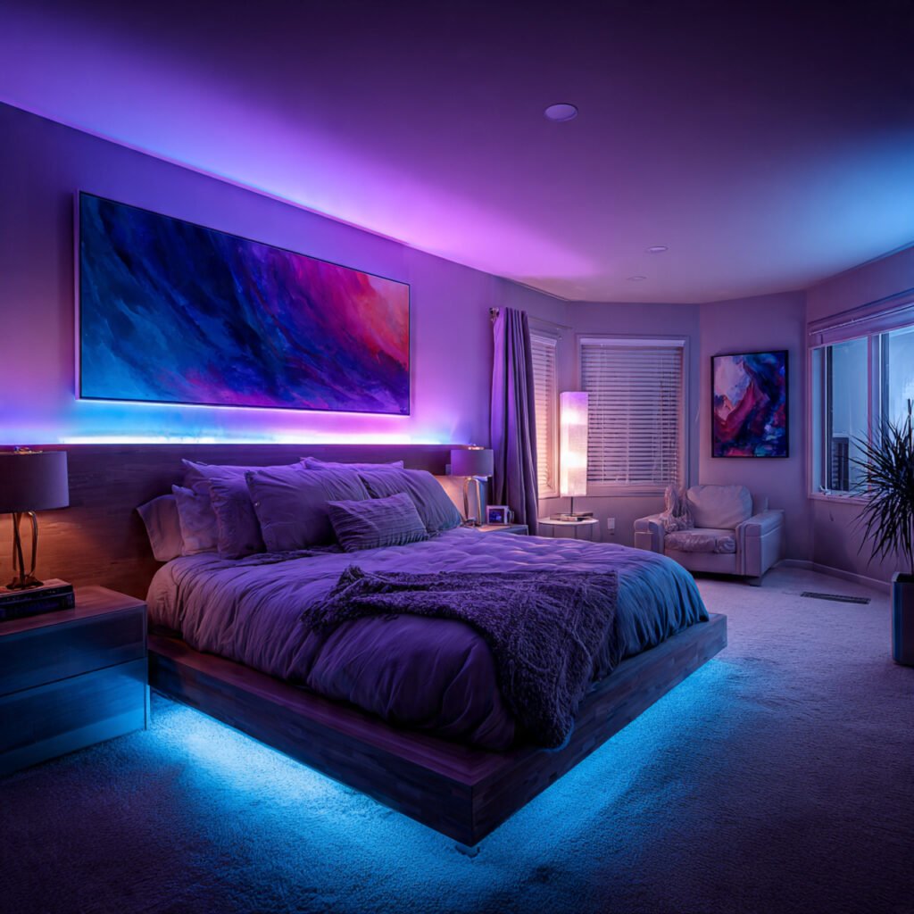 Bedroom Color Changing Light Ideas