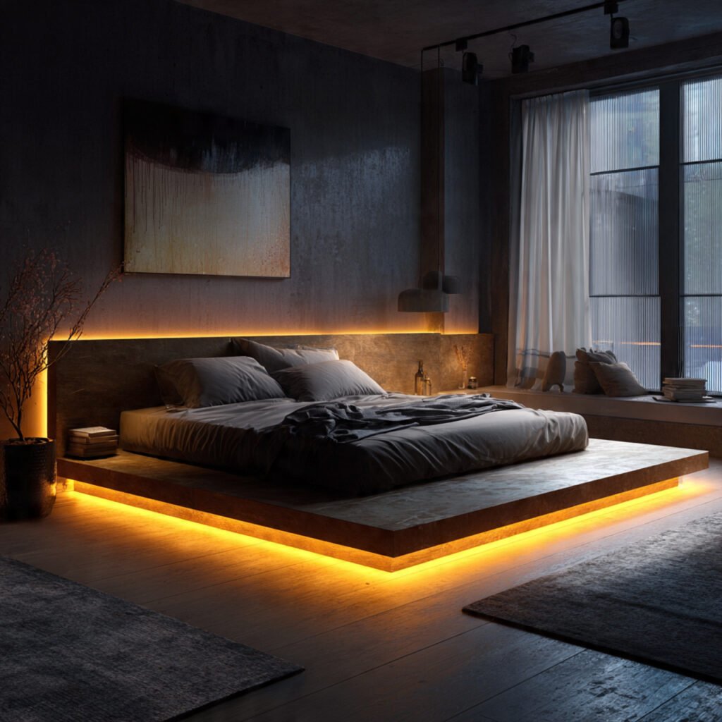 Bedroom LED Strip Lighting Ideas