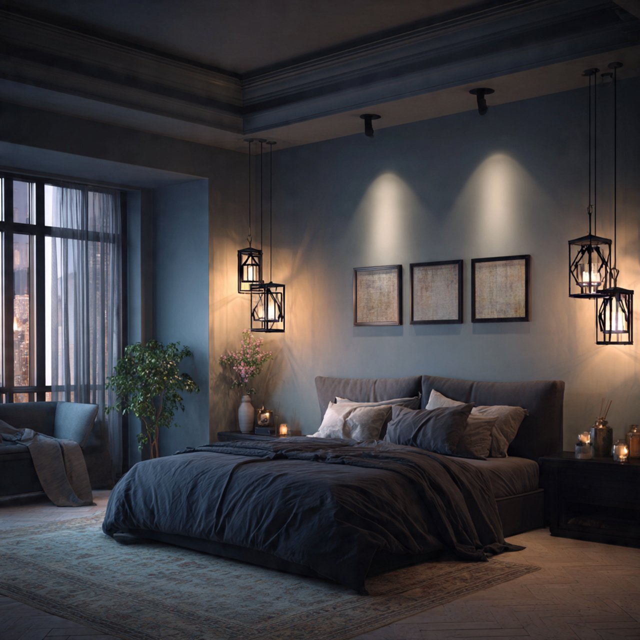 bedroom lighting