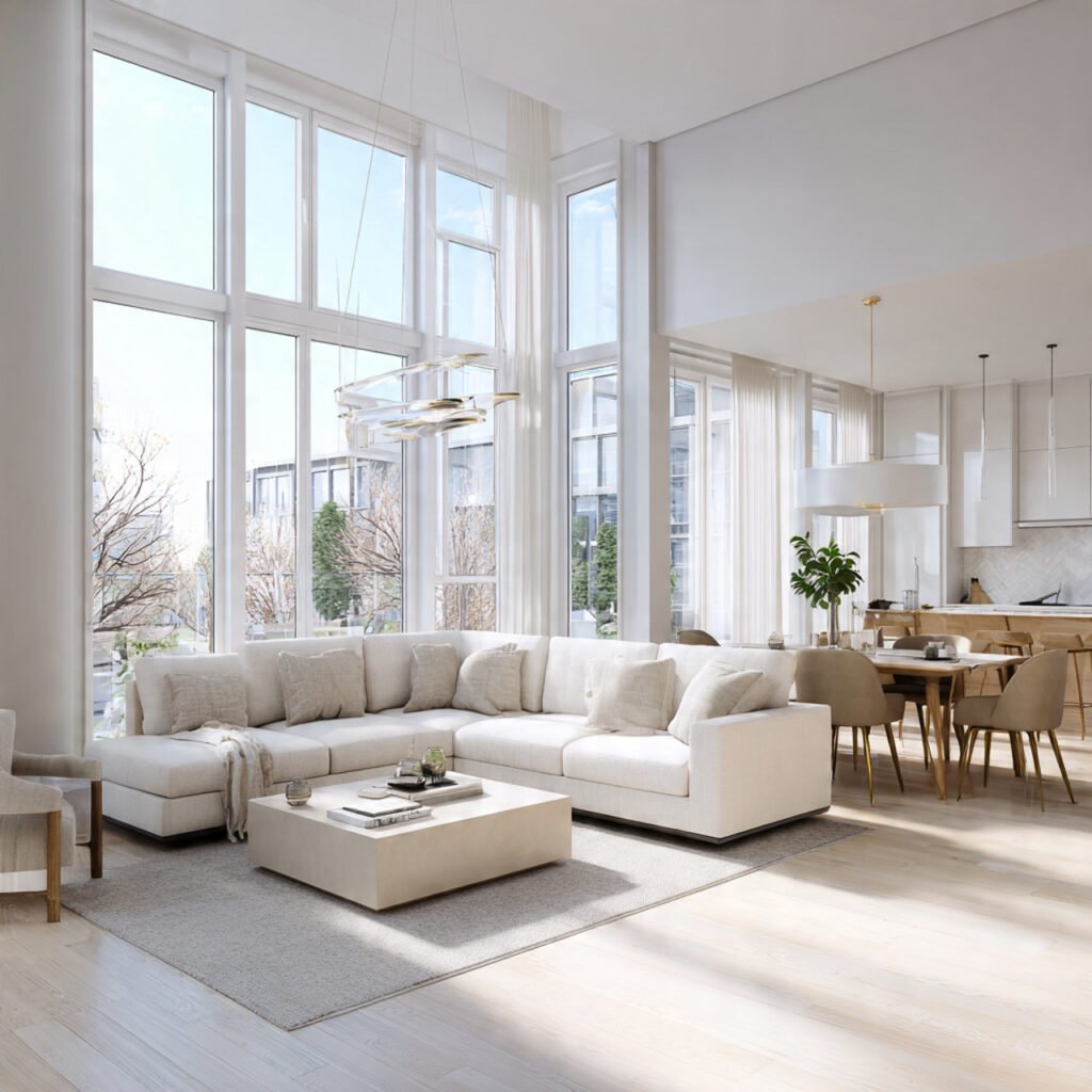 Open Plan Living Room Layout