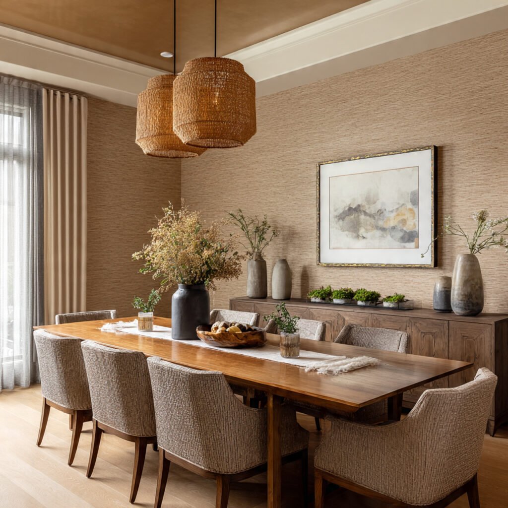 Grasscloth Wallpaper Ideas