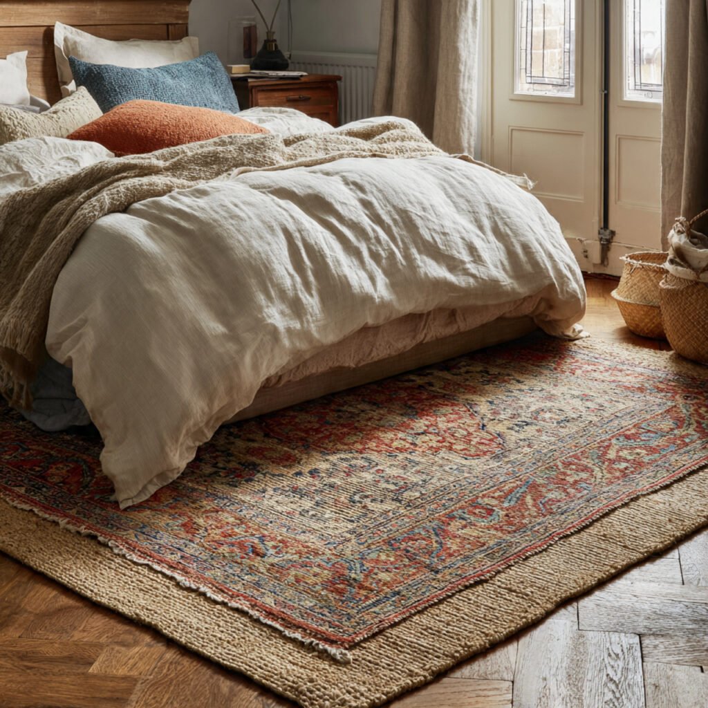 25 Boho Bedroom Decor Ideas That Transform Any Room Instantly 4 Layered Rug Ideas
