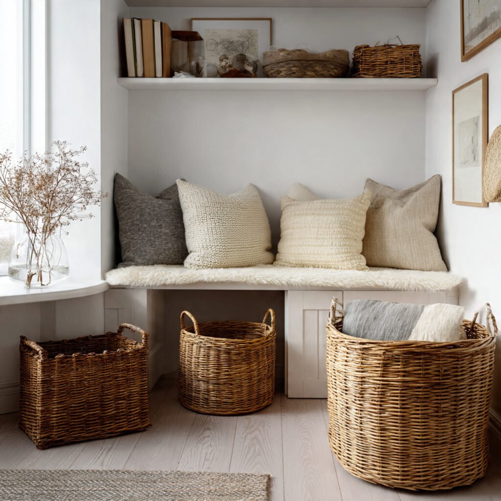 Wicker Basket Storage Ideas