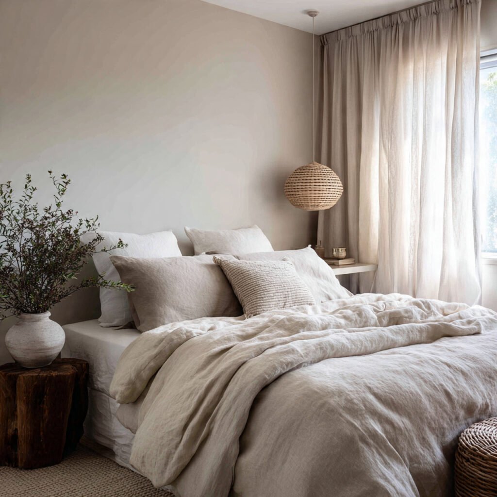 Raw Linen Bedding Ideas