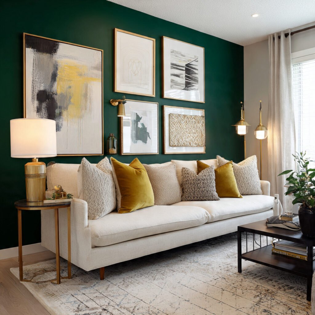 Living Room Layouts with Accent Wall