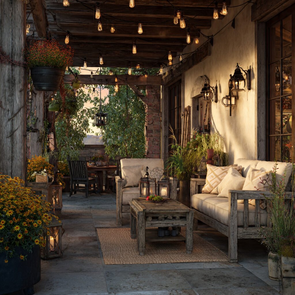 Rustic Patio Furniture Ideas