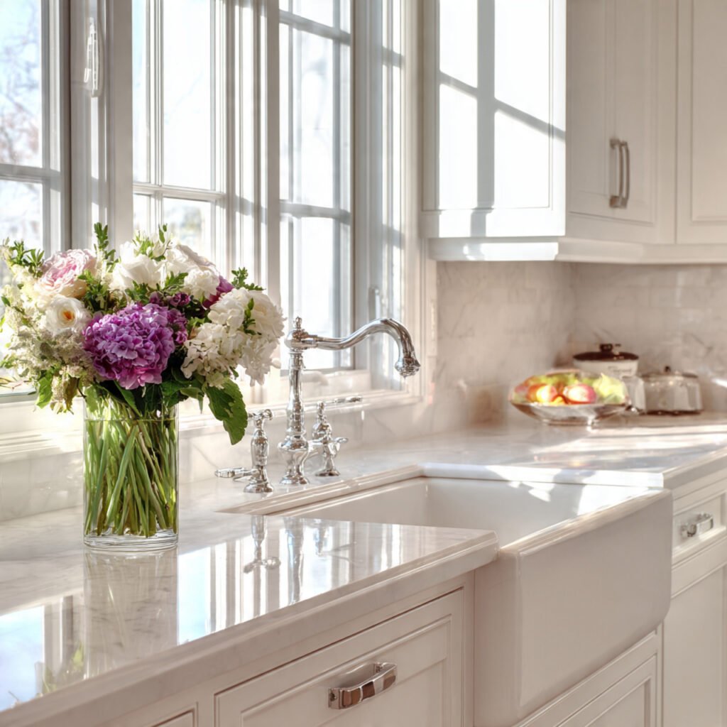 White Porcelain Basin