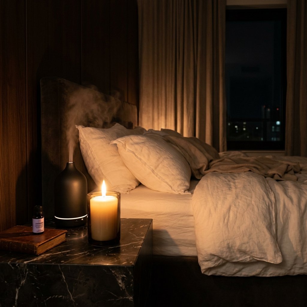 Aromatherapy and Scented Candle Bedroom Idea