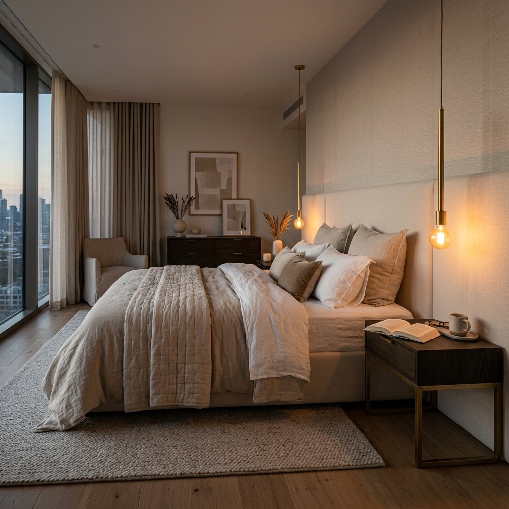 Layered Sconce and Pendant Lighting Idea