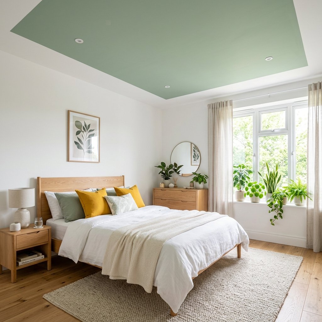 Two-Tone Ceiling Color Ideas for Bedroom