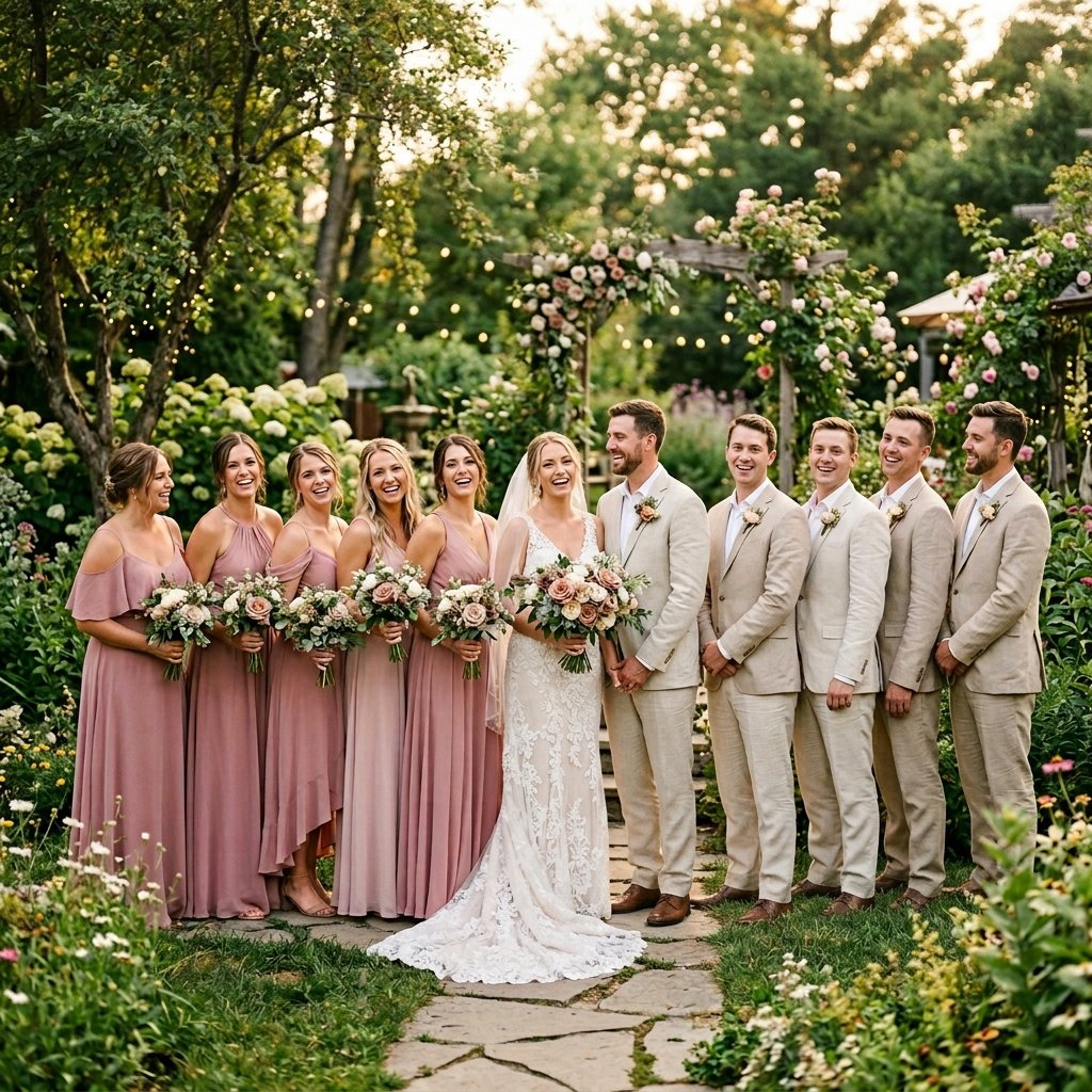 32 Backyard Wedding Celebration Ideas Every Couple Needs to See Right Now 16 Backyard Wedding Bridal Party Ideas