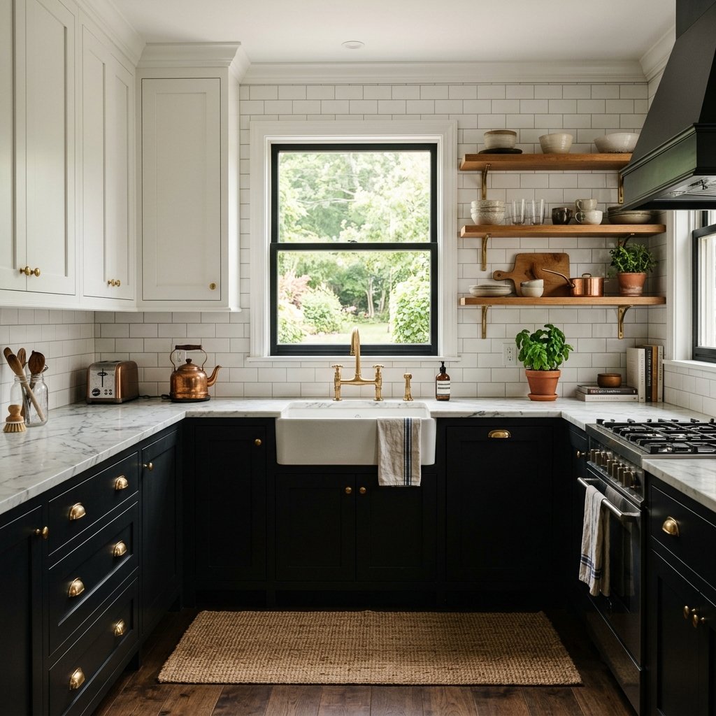 Classic Black Kitchen Cabinet Paint Ideas