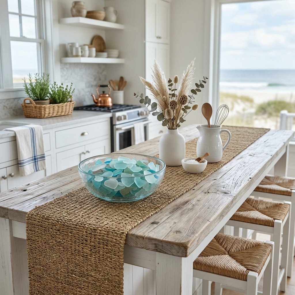 Coastal Kitchen Island Decor Ideas
