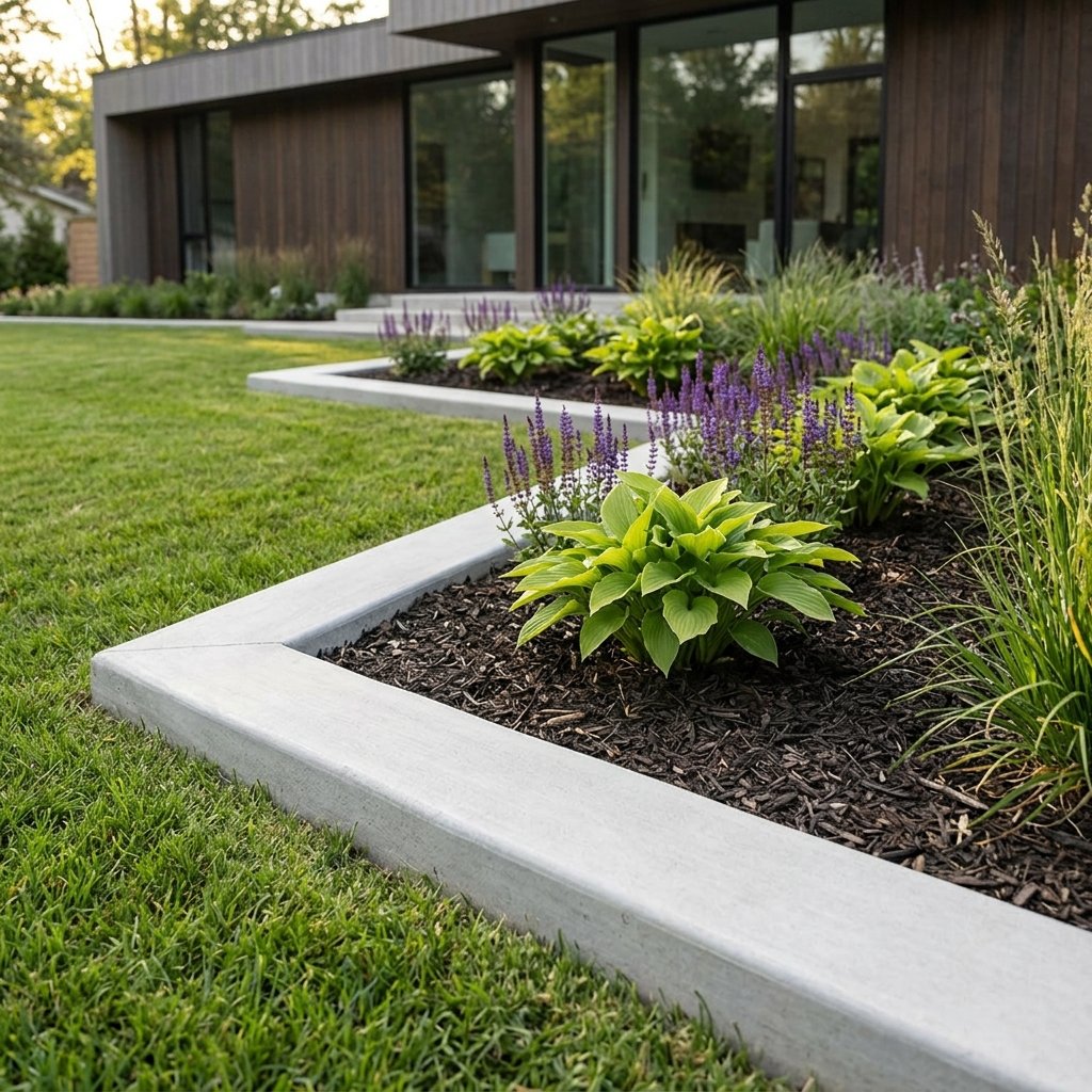 Concrete Landscape Edging Ideas