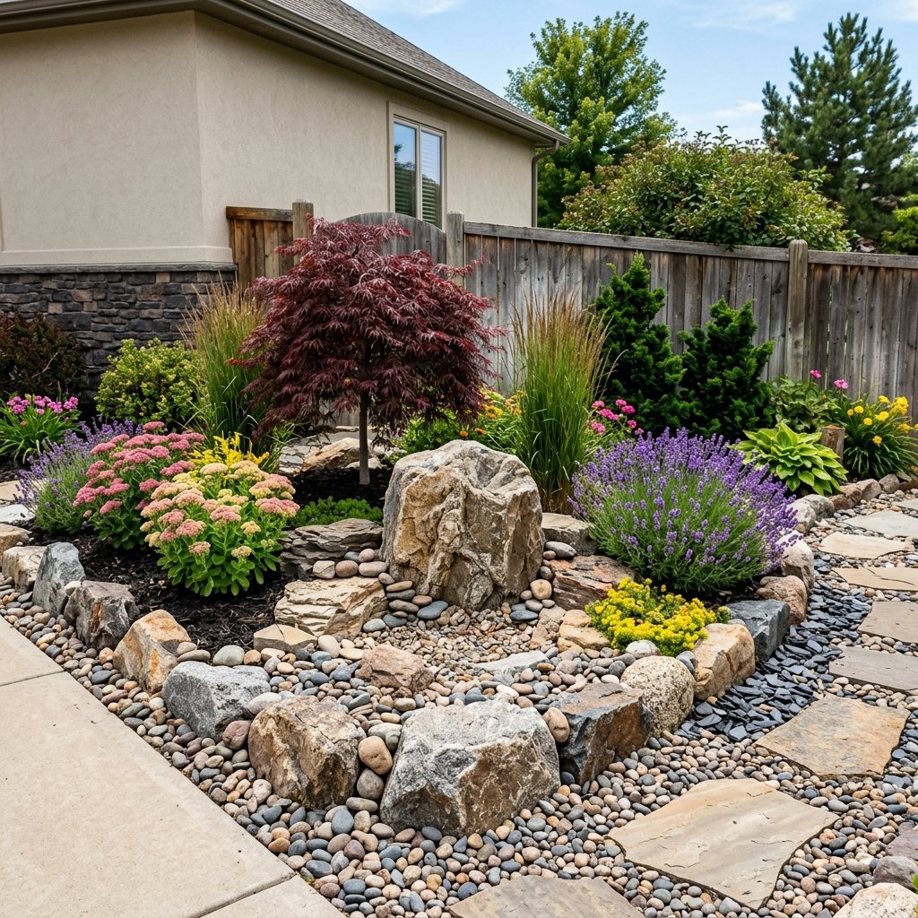 Corner Landscaping Ideas With Rocks