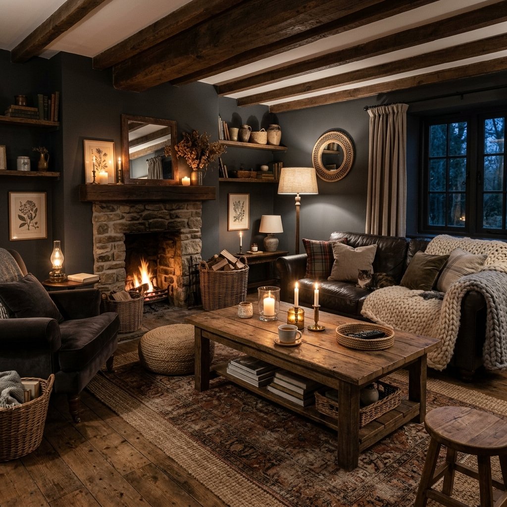 Black Barn Door Living Room Ideas