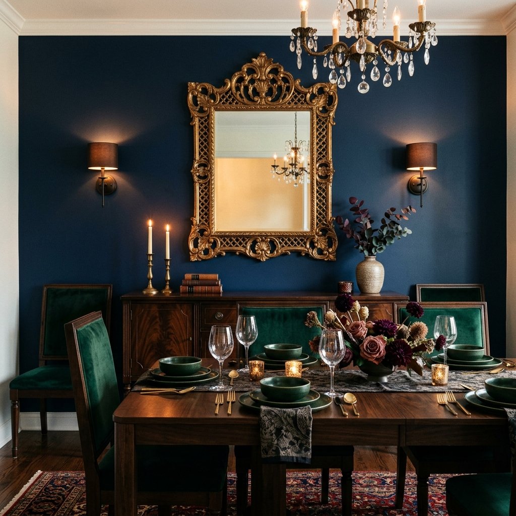 Dining Room Accent Wall Mirror Ideas