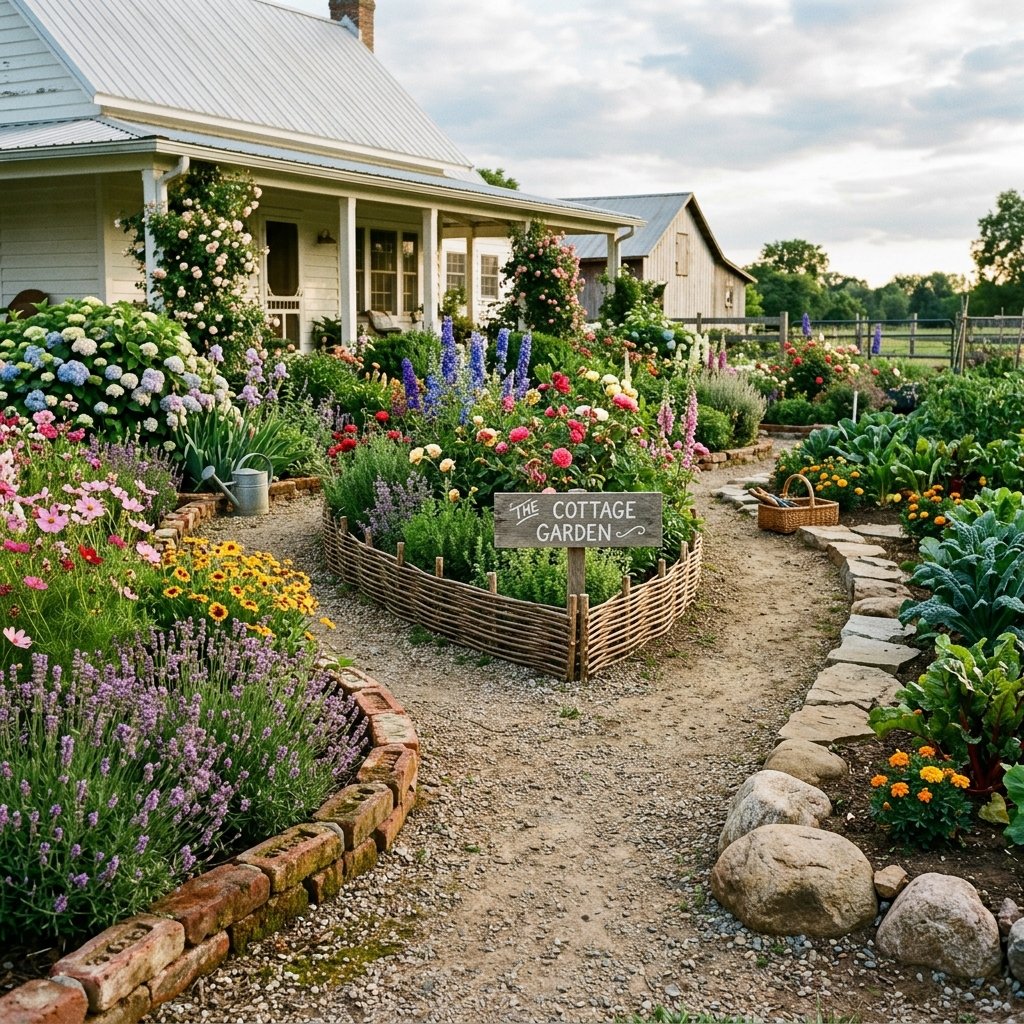 Farmhouse Style Edging Ideas