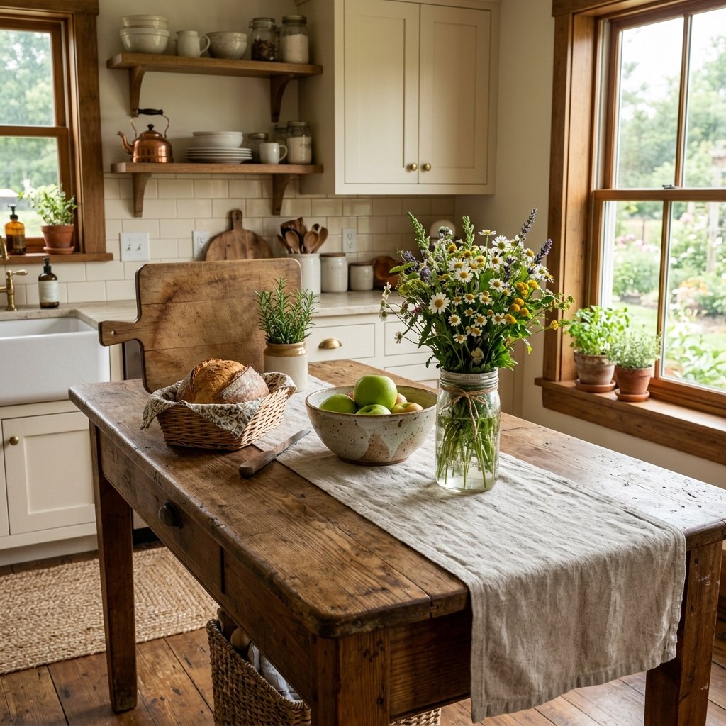 Farmhouse Kitchen Island Decor Ideas