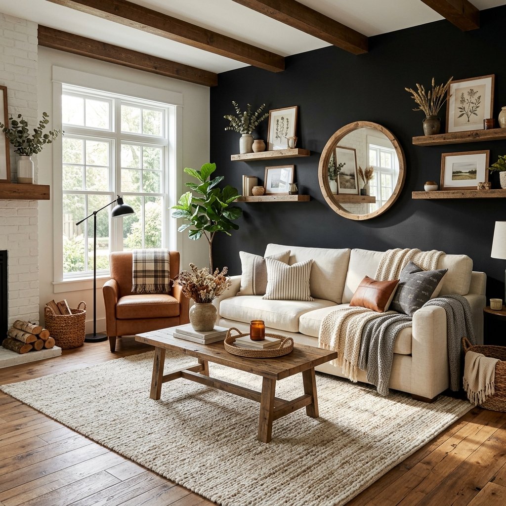 Matte Black Accent Wall Ideas